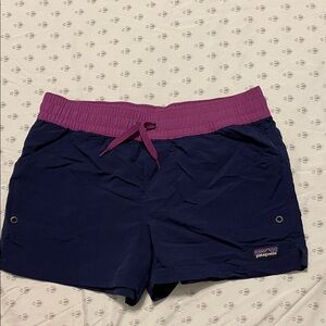 Patagonia Kids' Navy and purple Swim Shorts